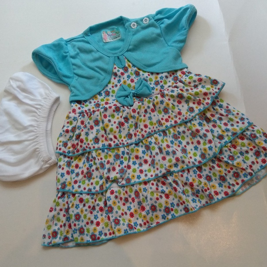 SYIFANA - Baju Bayi / Dress Bayi Syifana Flower Umpak
