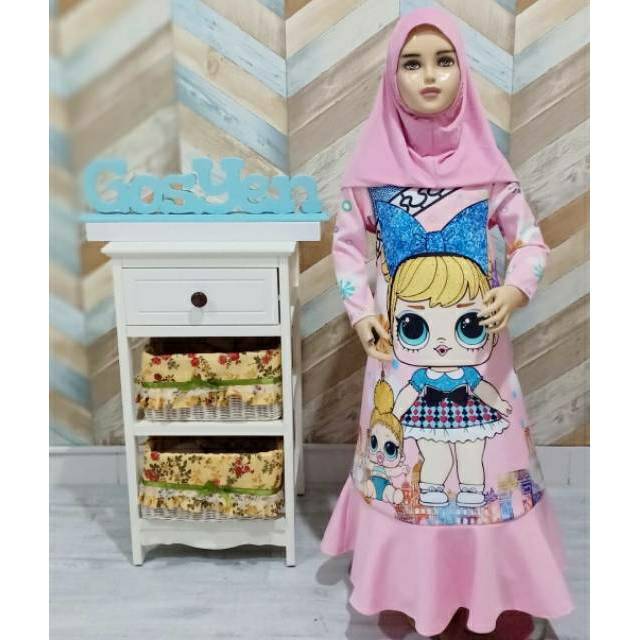CLshop - Gamis Rumbai Scuba / Gamis Anak / Gamis Scuba