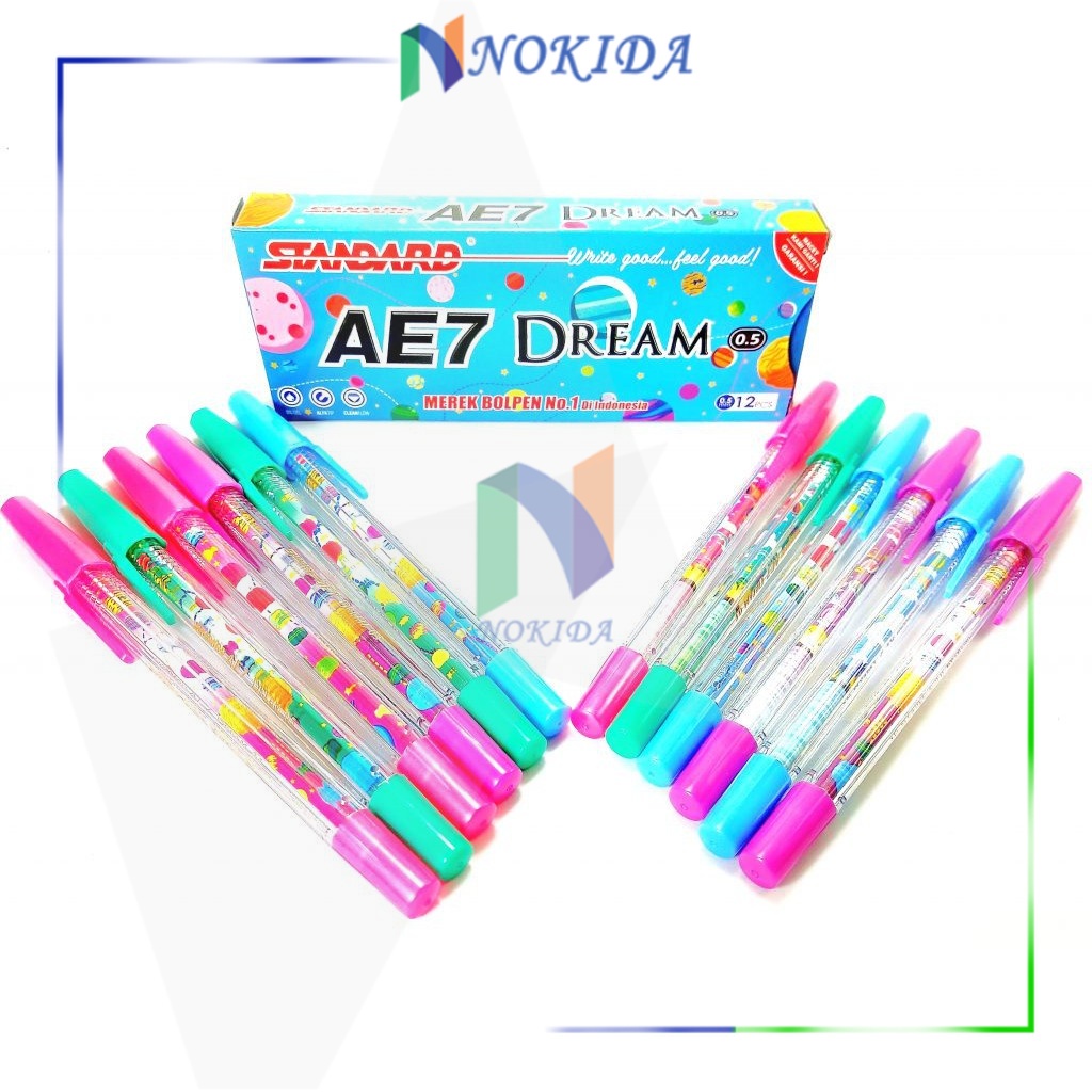 

Nokida Pulpen Standard AE7 Dream [1 Pack] / Pulpen Standard Motif Balon Udara / Ballpoint karakter