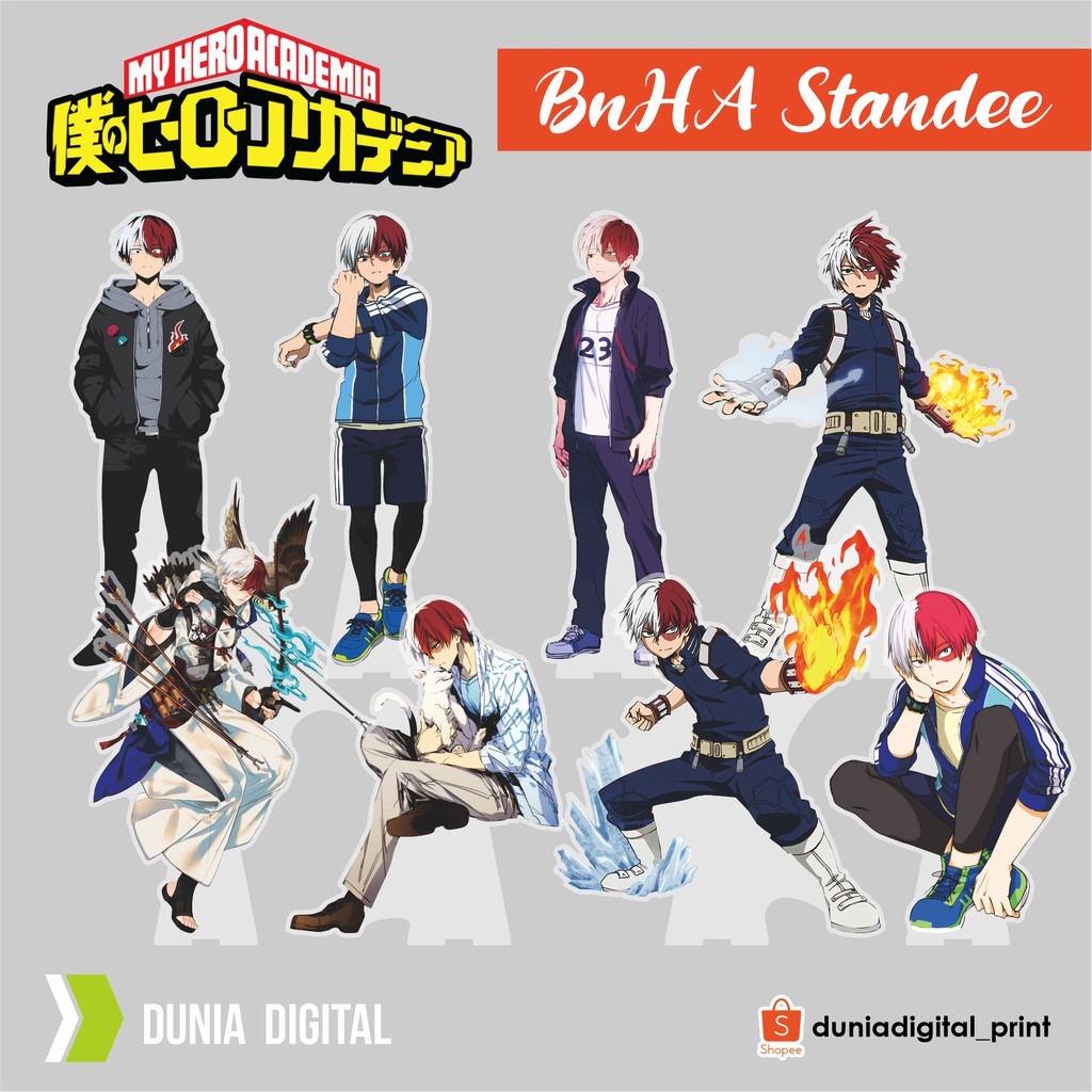 Standee Akrilik Figure BnHA Boku no Hero Academia Todoroki Pack