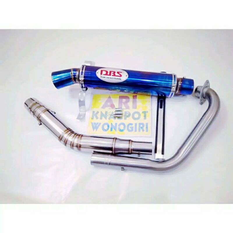 knalpot DBS silencer knalpot bluemoon satria Fu fi GSX Vixion R15 Scorpio Jupiter MX king CBR 150