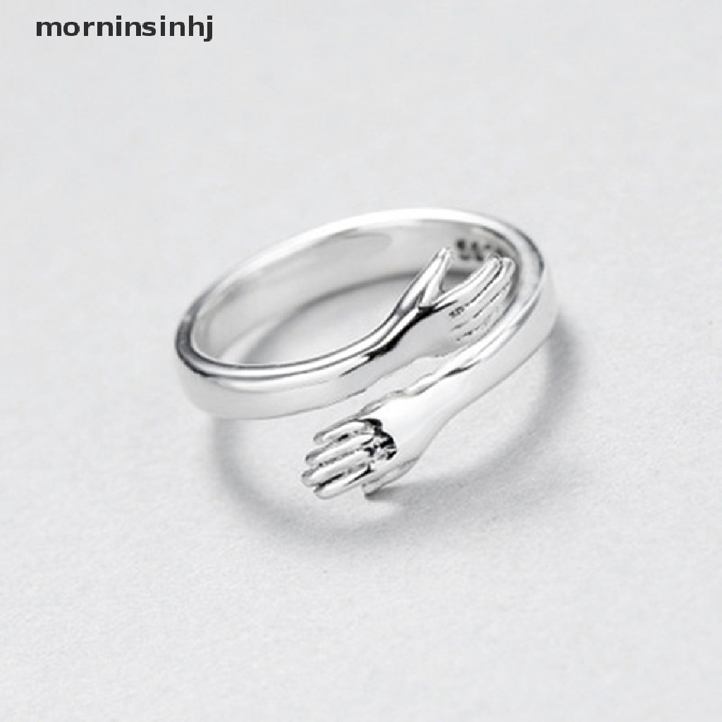 Mornin Cincin Sterling Silver 925 Model Terbuka Gaya Retro Untuk Wanita