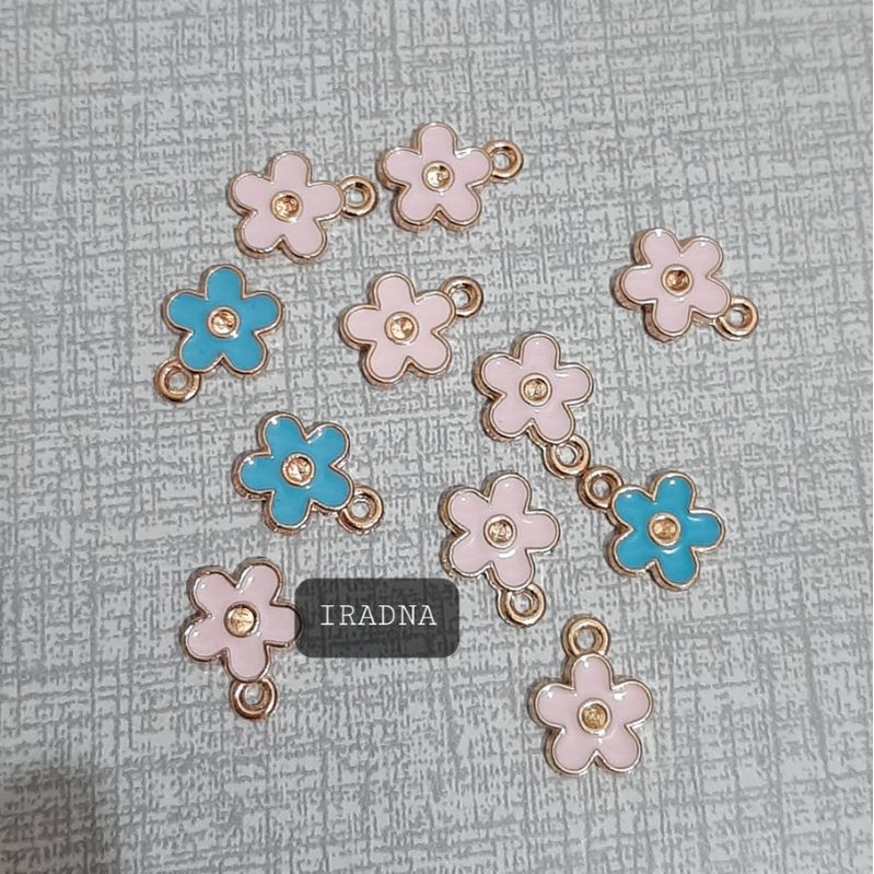 Bandul Liontin Kalung Gelang Bunga Sakura Bahan Craft DIY Aksesoris