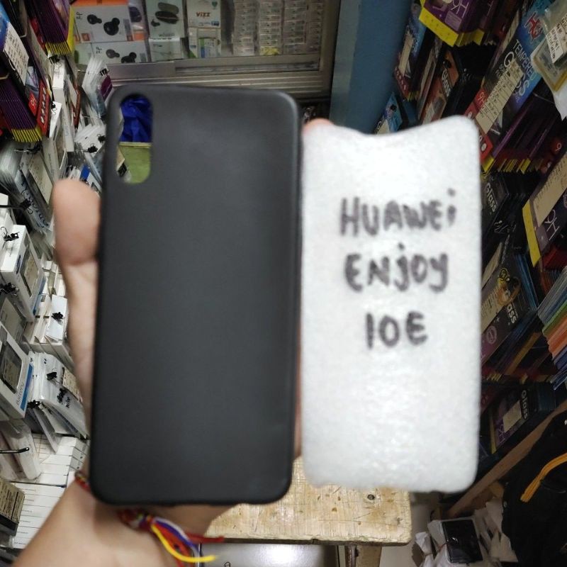 HUAWEI P30 , ENJOY 10E , NOVA 7 , NOVA 5 , NOVA 4 , Y5 2019 / HONOR 8S softcase silikon karet hitam