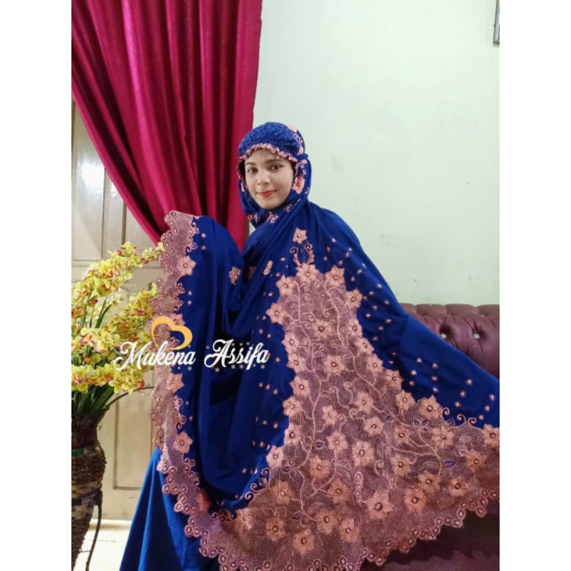 MUKENA BORDIR PUNGGUNG MUKENA JUMBO BORDIR PADANG BUKITTINGGI