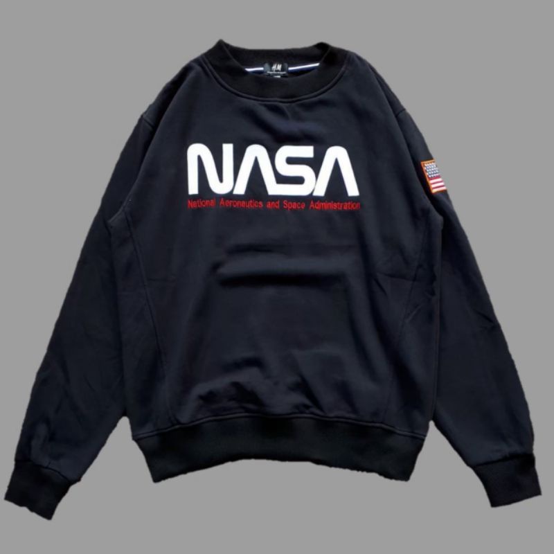 Sweaer hoodie nasa H&amp;M &amp; jaket H&amp;M nasa/ sweater H&amp;M nasa premium