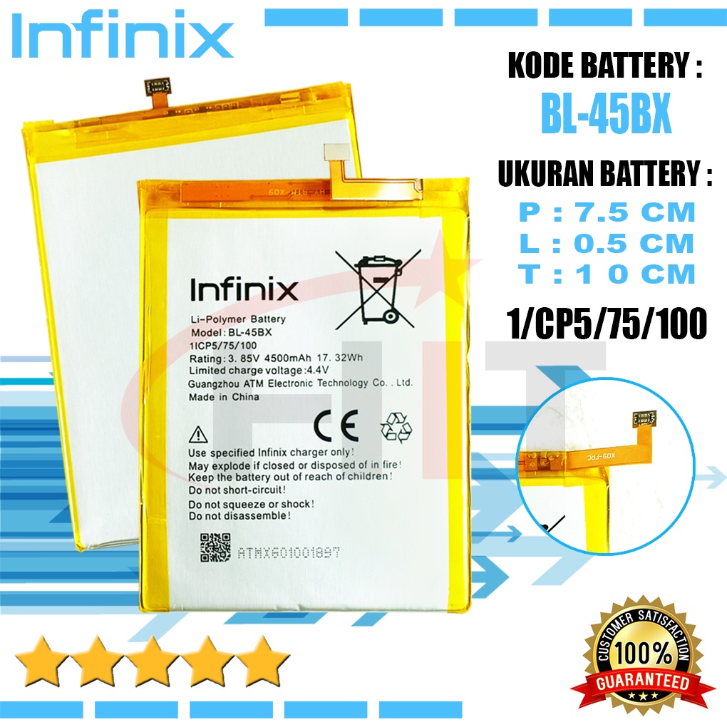 Baterai Battery Ori Infinix BL-45BX Infinix NOTE 3 / Note 3 Pro