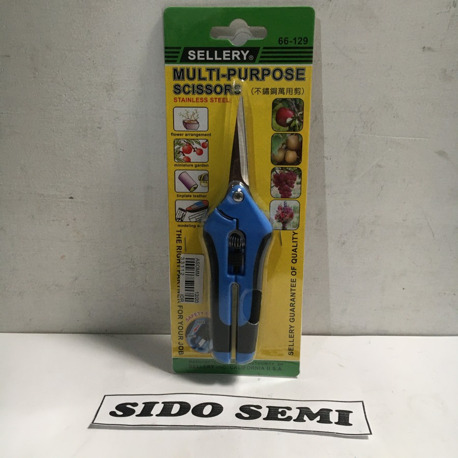 

Multi Purpose Scissor / Gunting Bunga 6,5"/inch Sellery