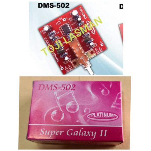 kit pcb galaxy galaxi platinum dms 502 dms502 tambah bass treble