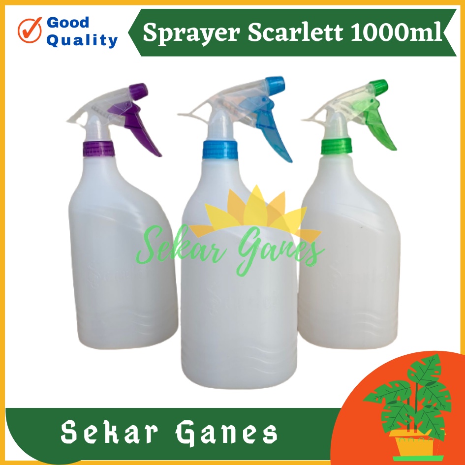 Sprayer Scarlet 1000 Ml 1 Liter Sprayer Semprotan Air Disinfektan Tanaman Burung Sprayer Semprotan Serbaguna Elektrik Manual Swan Gun - Hand Sprayer 1 Liter Semprotan Air Jetspray Tanaman Spray Serbaguna 1000 ml AT005