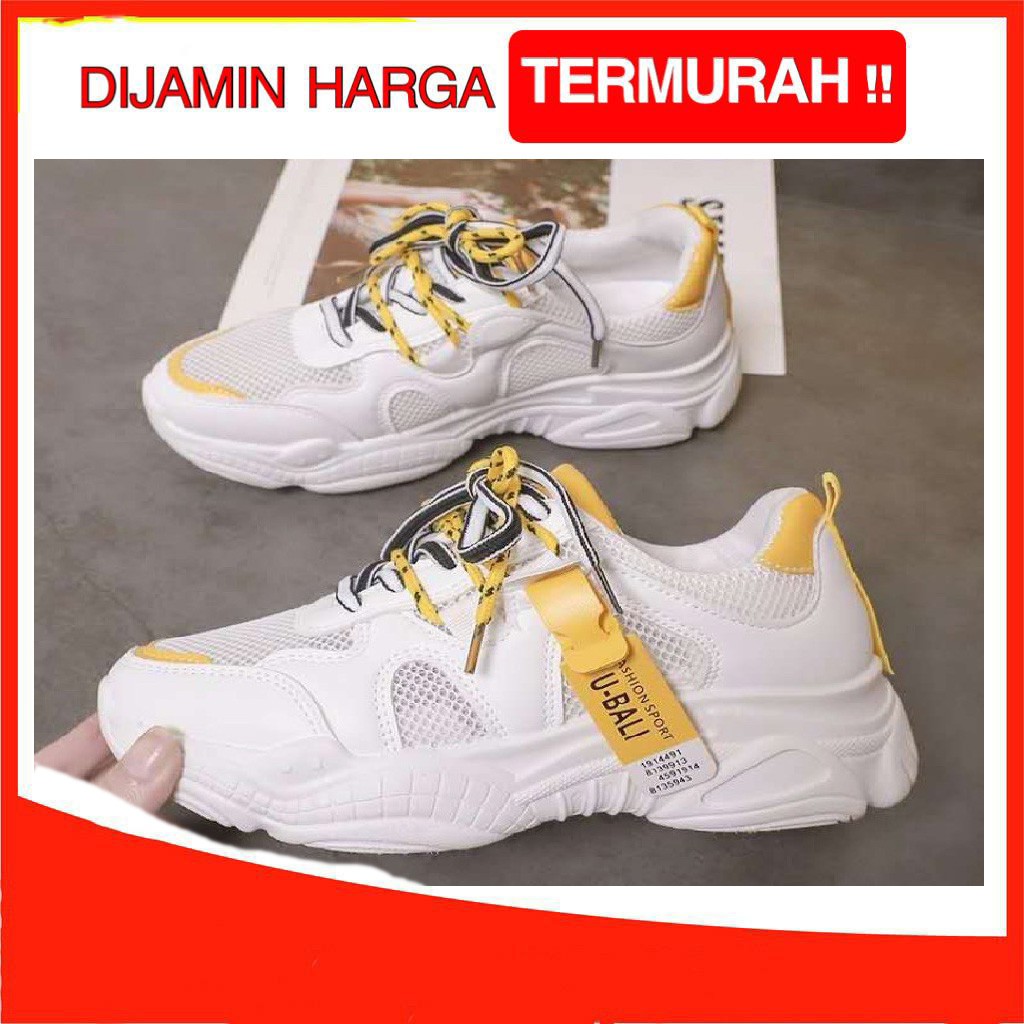 [12.12 BIG SALE] Sepatu Sneakers Cewek sport SP-014  U-Bali SP1963 DF439 SOVELLA CHASSY "H24"