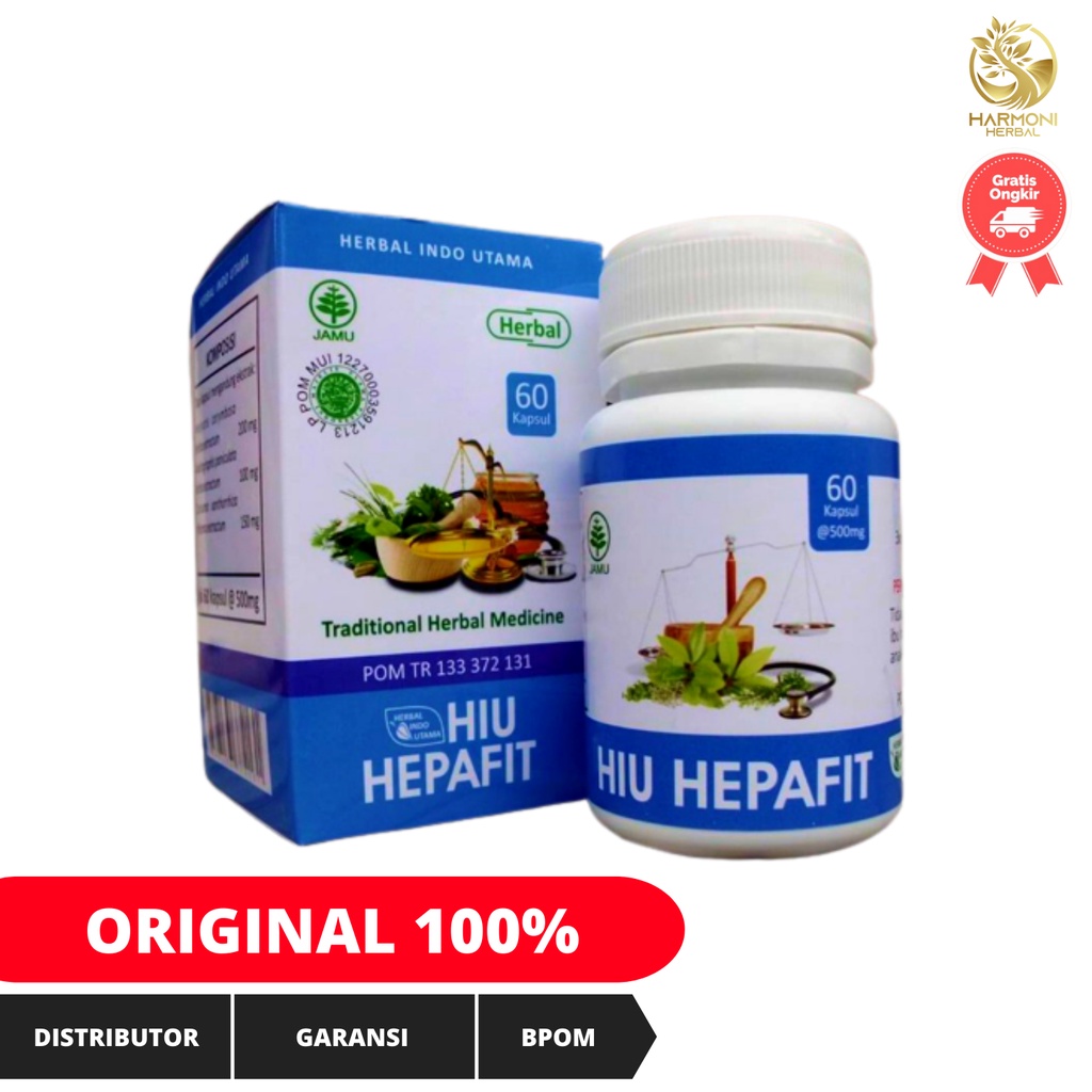 Kapsul Hepafit Hiu Obat Hepatitis Menyehatkan Organ Hati Dan Liver Isi 60