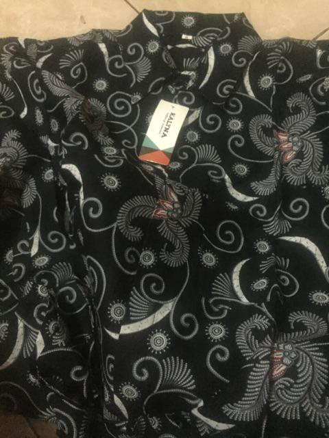 Baju Batik Couple Gamis Jumbo Murah Pasangan Modern Muslim  |klyn-005 Sriwedari