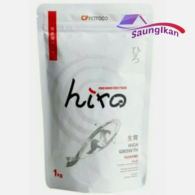 GROSIR OPEN Pakan Makanan Ikan Koi CP Hiro Hi Growth size M 5mm 1 kg