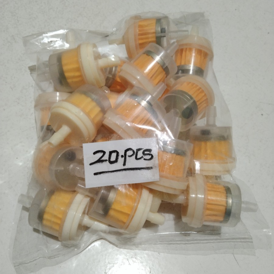 20 pcs saringan filter bensin magnet motor universal