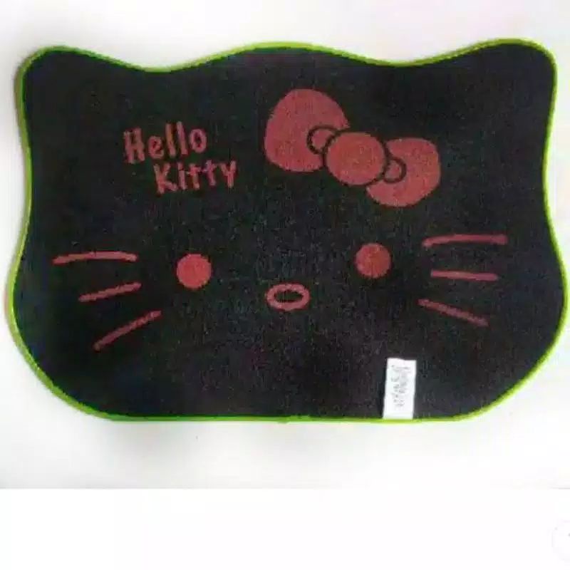 KESET HELLOKITTY HITAM / KESET KARAKTER HELLOKITTY