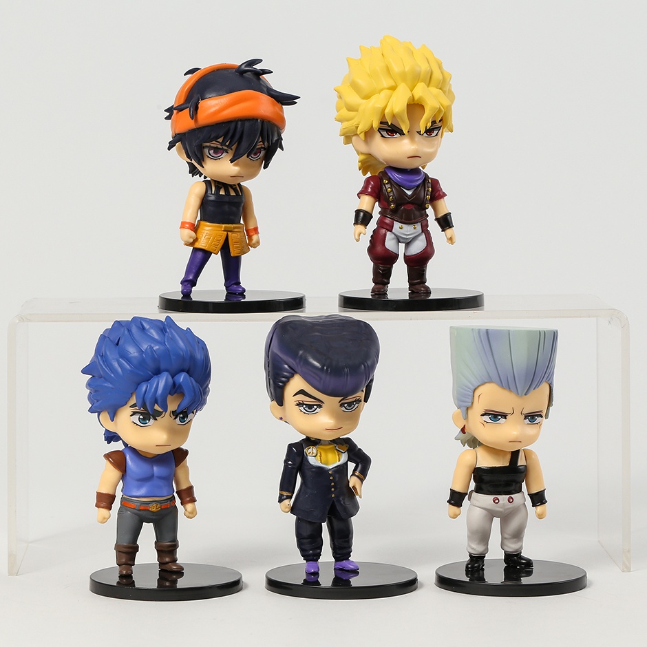 5 pcs/set Action Figure set Anime Jojo Bizarre Adventure Higashikata