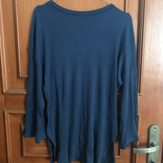 Preloved raya set nueta royal blue , elf cardie by local id (booked)