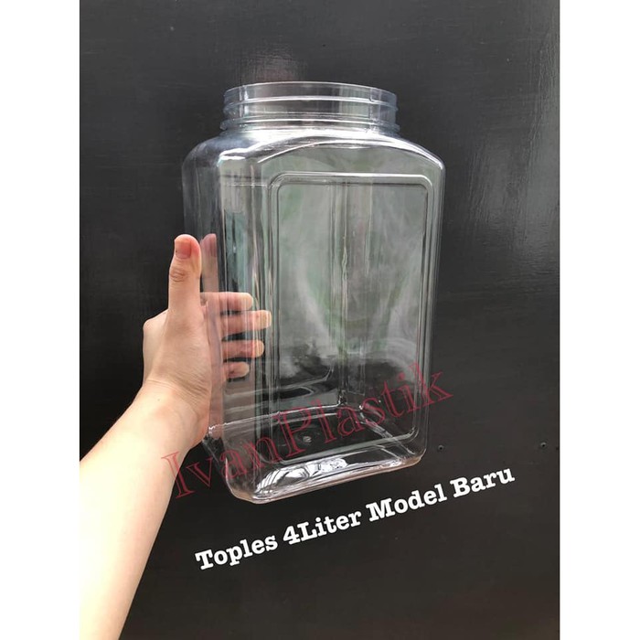 MKH879 toples plastik ikan--toples plastik--toples cupang