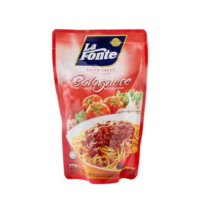 

PASTA SAUCE | LA FONTE SAOS PASTA BOLOGNESE 315G POUCH