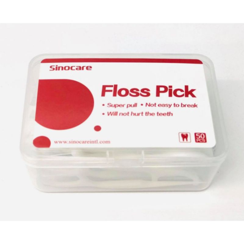 Benang Gigi Floss Pick Sinocare (50 pcs)