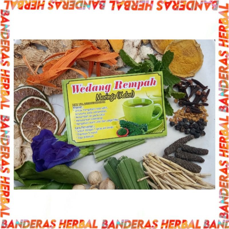 

Wedang Daun Kelor Rempah Kelor Wedang Moringa Porsi Pas Komplit
