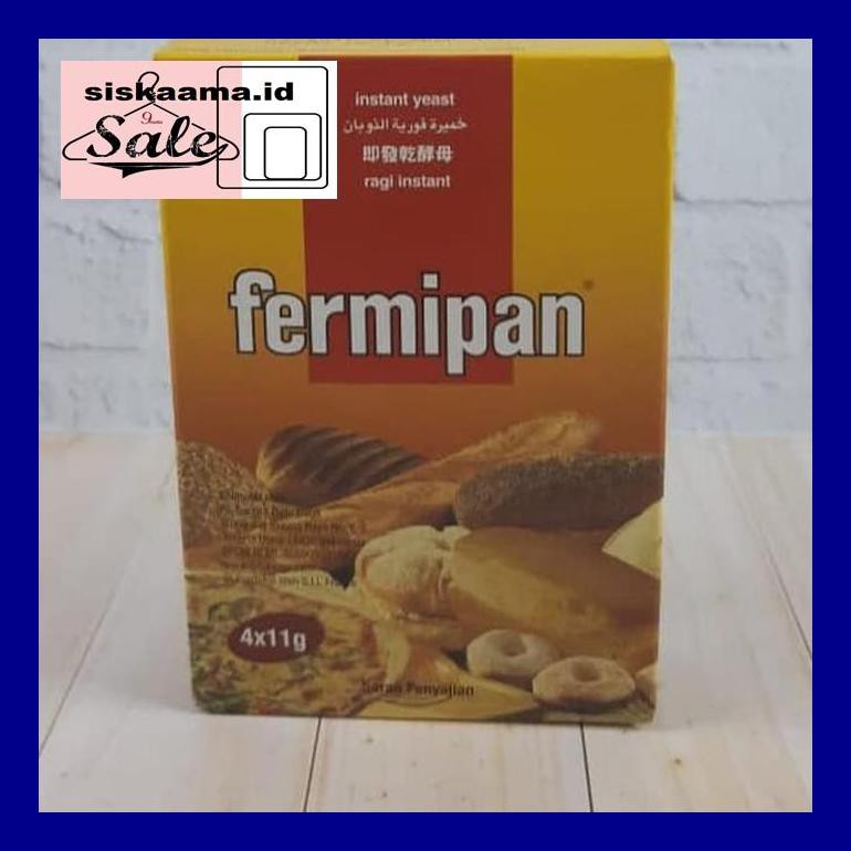 

A40D0Yh Ragi Yeast Ragi Kering Fermipan Brown 4X11 Gr D50Tr40V