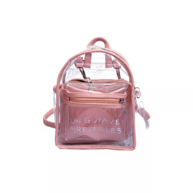 Raheel Tas Mika Ransel Bag Tas Mika Goyave - Tas Ransel Backpack Fashion Wanita