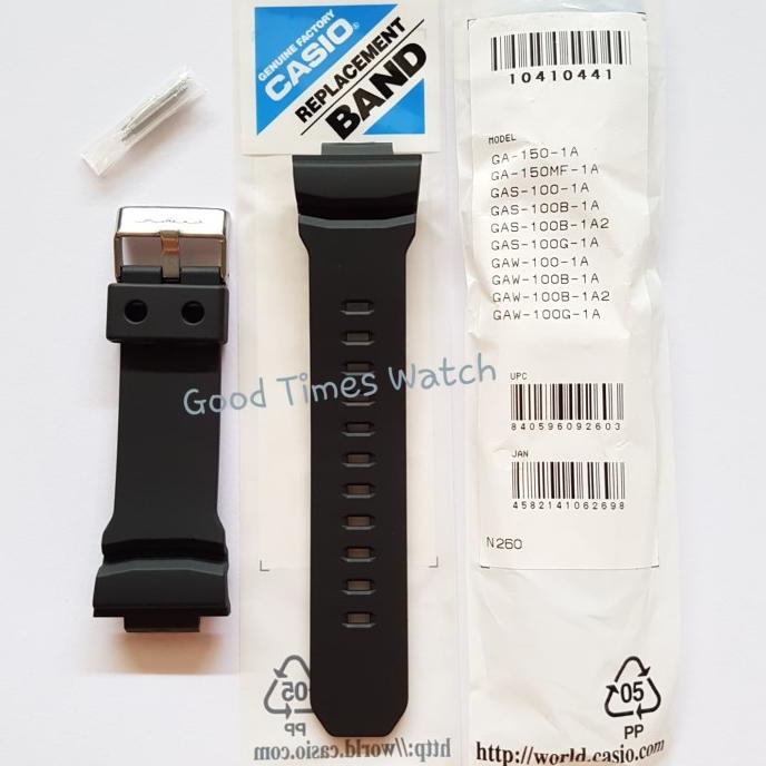 Strap G-Shock Ga-150 Ga-150Mf Gas-100 Gaw-100 Casio Original Terbaru