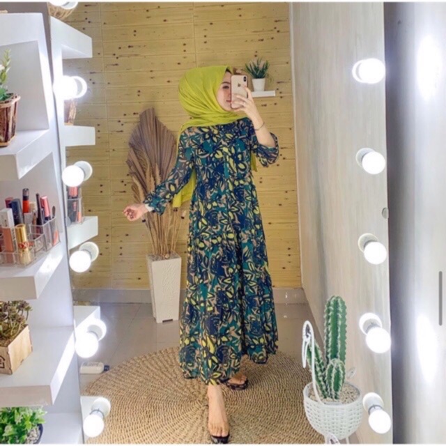 Dress Floral Zara Premium Import BKK Bangkok