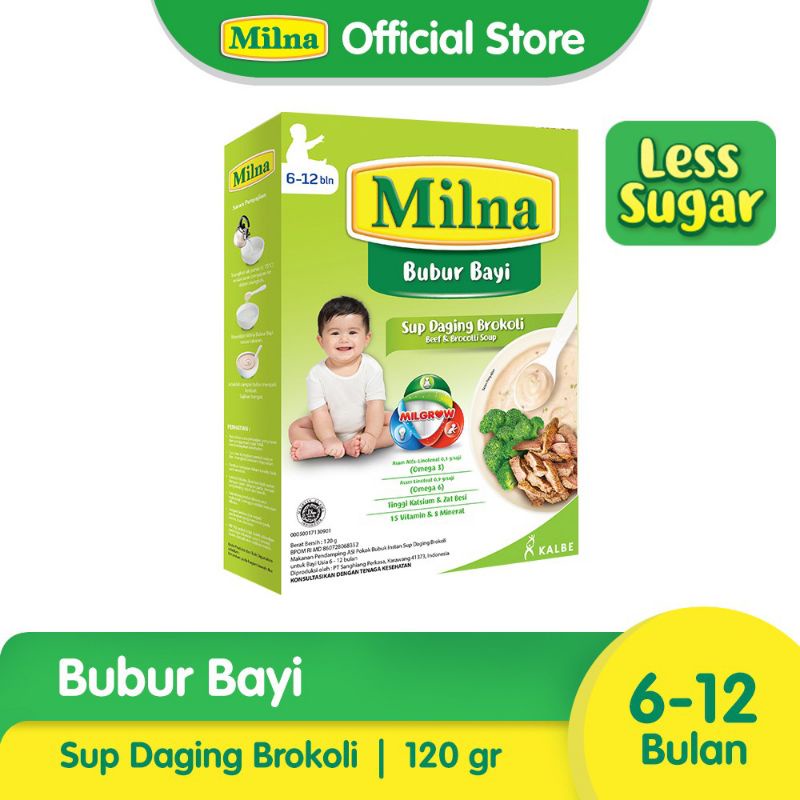 Milna Bubur Bayi 6+ 120gr