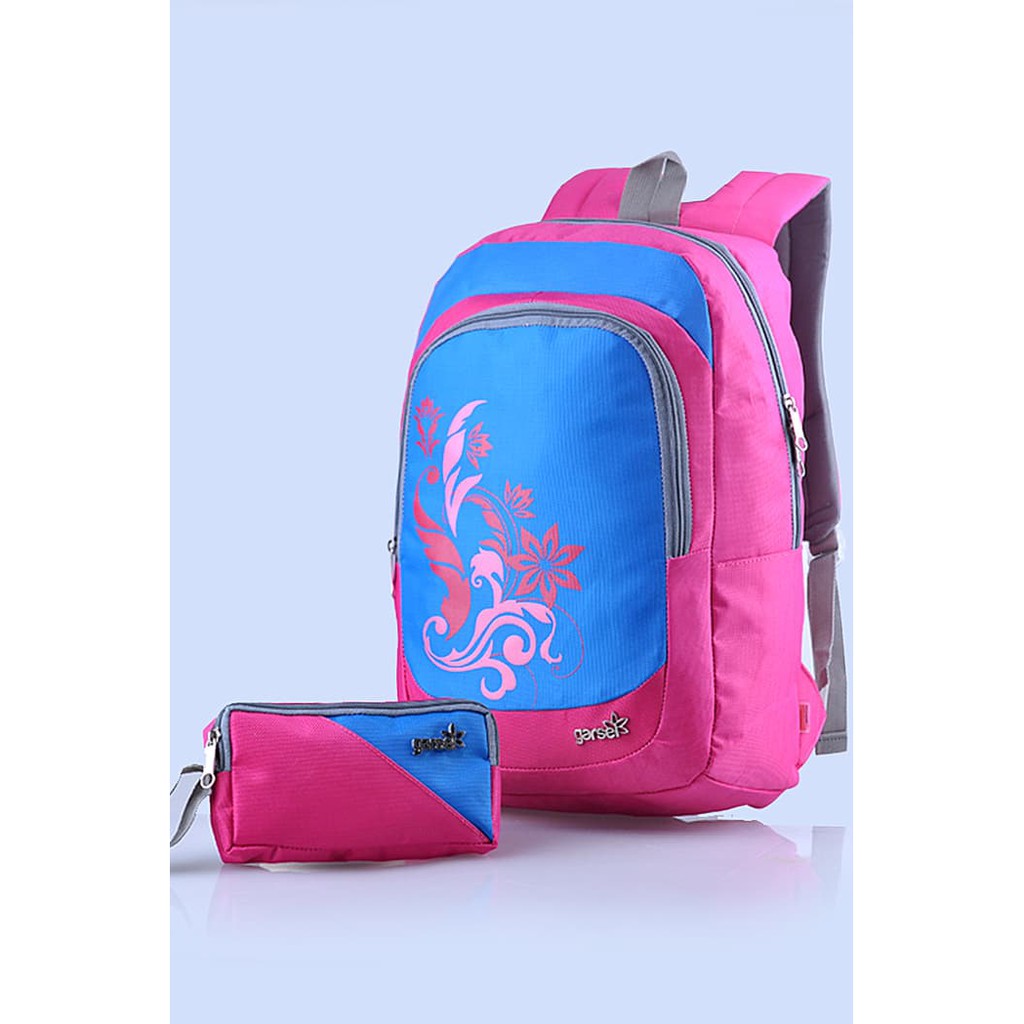 "tas anak perempuan / tas sekolah anak perempuan plus tempat pensil"