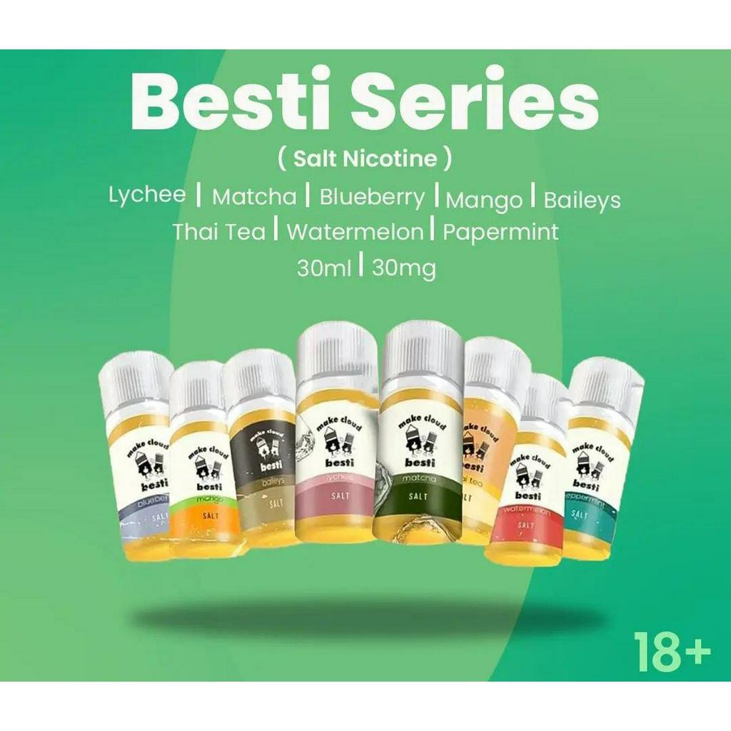 BESTI SALT LIQUID SERIES BLUEBERRY MANGO THAI TEA WATERMELON BY R57