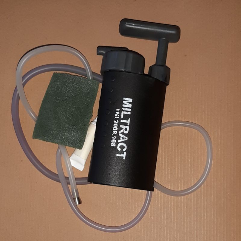 filter air minum water purifier outdoor camping portable pompa keramik