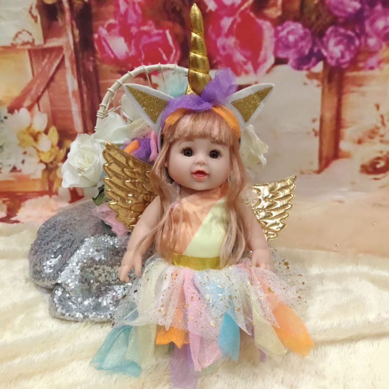 Pakaian Baju Boneka Vinil 30 cm Dress Princess Cantik