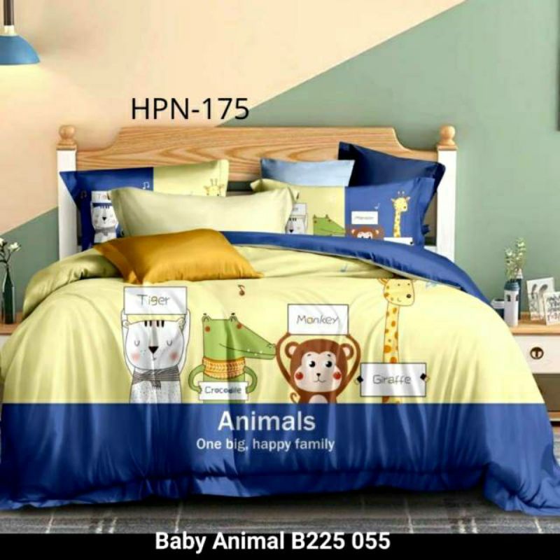 NEW COMING‼ SPREI KATUN JEPANG IMPORT ANAK PANEL MOTIF BABY ANIMAL/MOTIF BARBIE PINK/PRINCESS PINK