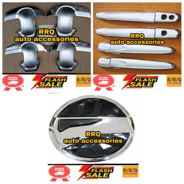 Handle terios 2018 chrome outer terios 2018 crome tank cover terios 2018 crome paket terios2018