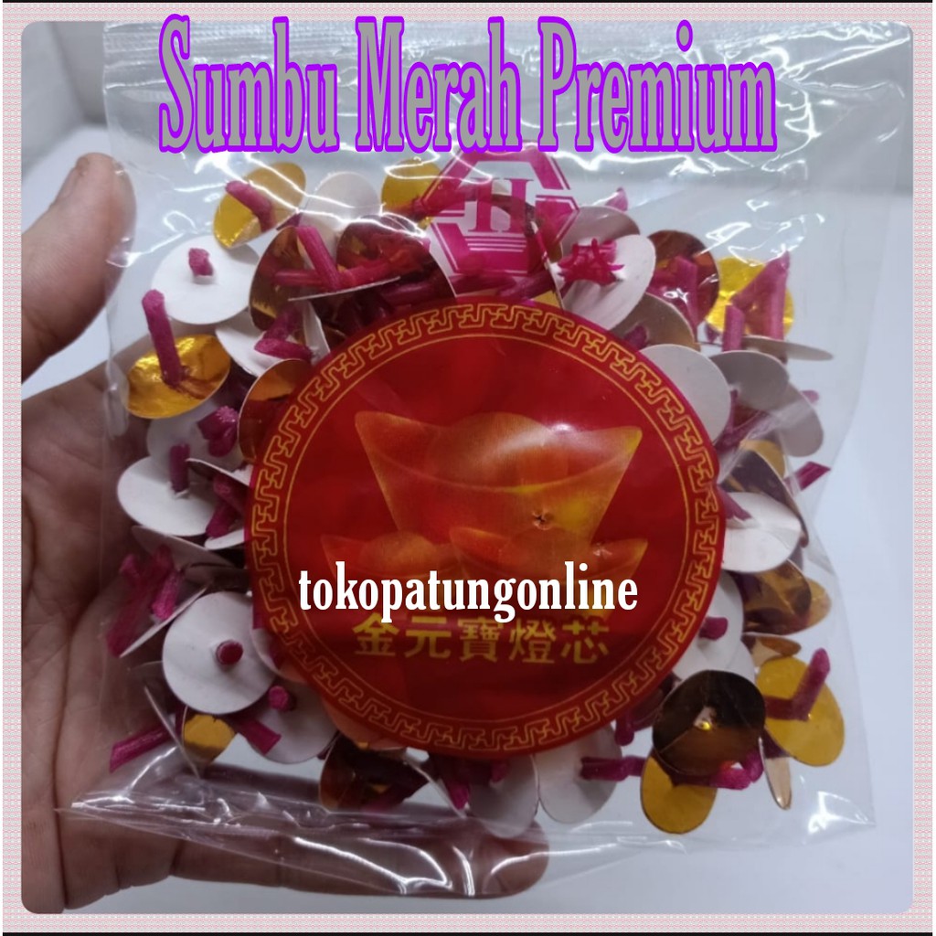 Sumbu Merah Pelampung Lilin Malaysia Import