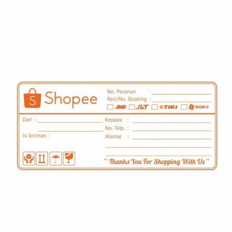 

Label Pengiriman olshop murah