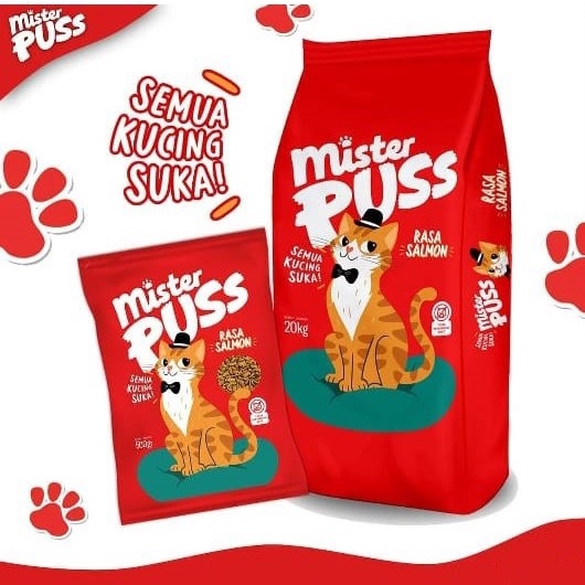 MISTER PUSS 500gr - Makanan Kucing/Cat Food Freshpack