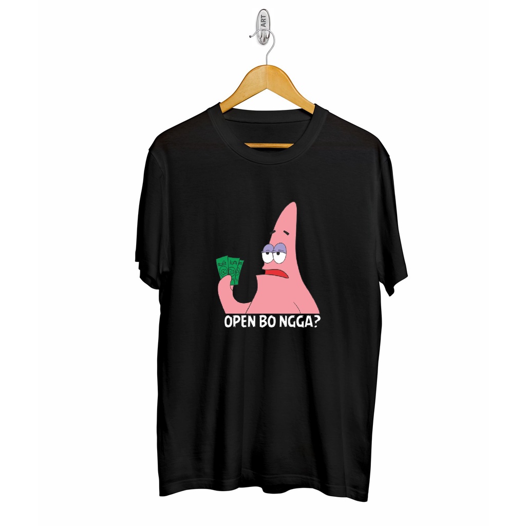 KAOS PATRICK/KAOS PATRICK STAR /KAOS KARTUN/KAOS T-SHIRT PRIA/KAOS SAMURAI JAPAN/KAOS SAMURAI/KAOS G