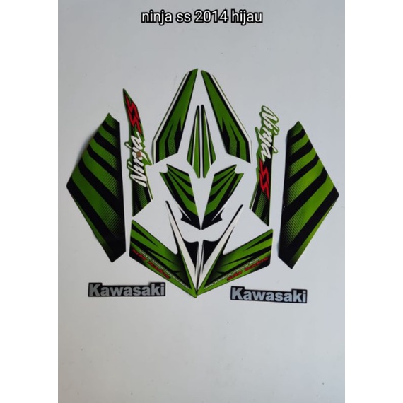 STRIPING NINJA SS 2014 HIJAU