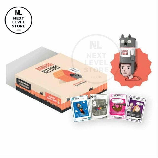 Exploding Kittens : Barking Kittens Board Game EXPANSION Kitten