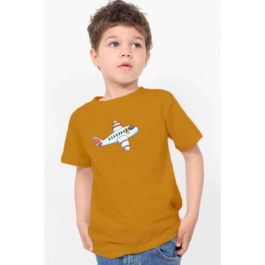 YOURSTYLE1119 - KAOS AIRPLANE / KAOS ANAK PESAWAT  / KAOS ANAK /KAOS ANAK KATUN 24S