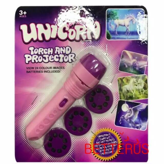 Mainan proyektor anak unicorn