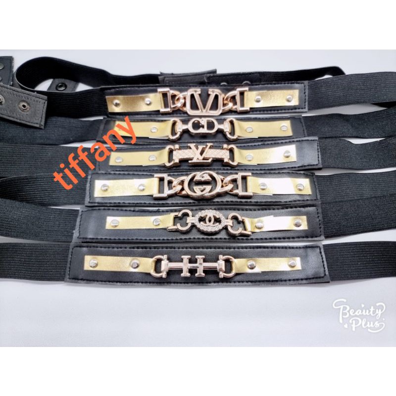 IKAT PINGGANG KEPALA EMAS / BELT WANITA FASHION ELASTIS