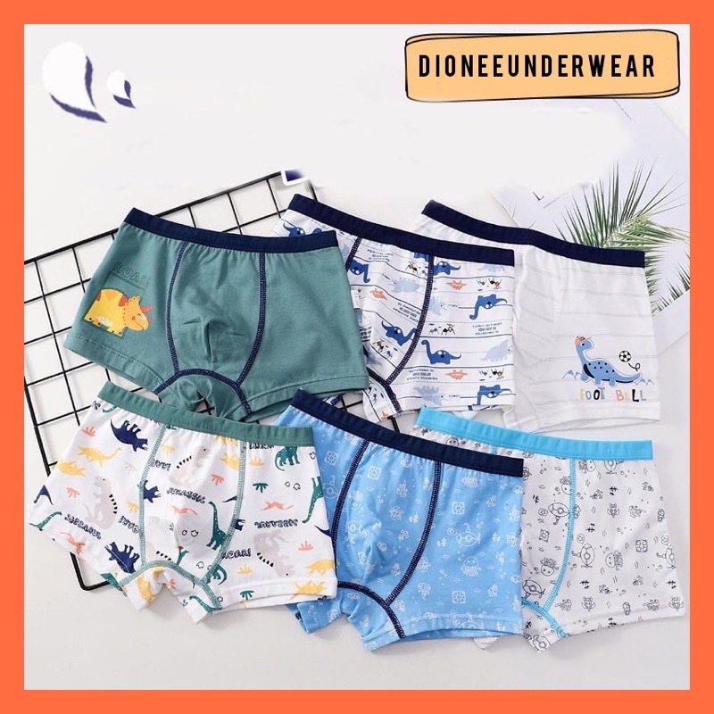 Cd Celana Dalam Boxer Anak Laki Laki Cowok Katun Adem Sempak Anak Cowok Celana Bokser Anak Laki Laki Cowok Motif 1 2 3 4 5