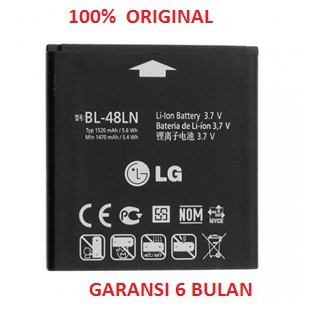 Baterai batere battery LG BL-48LN / LG P720 OPTIMUS 3D MAX,C800,Dll 100% ORIGINAL