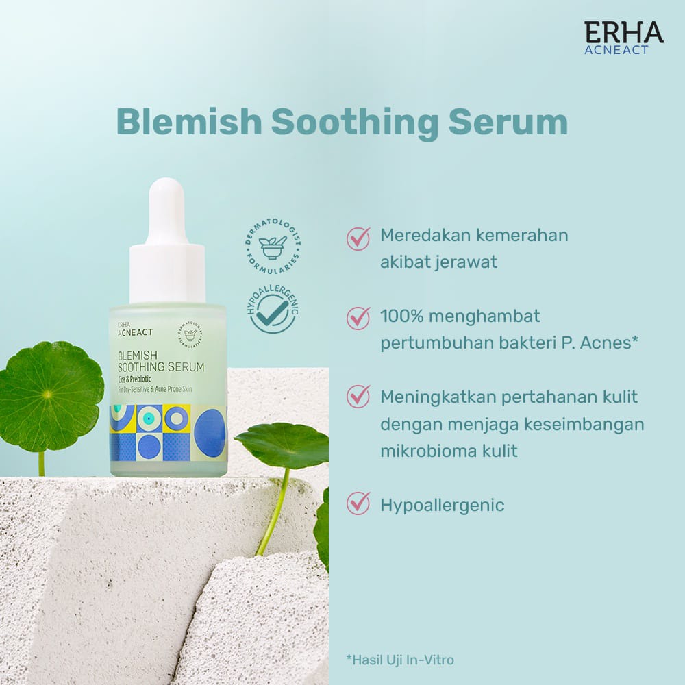 ERHA AcneAct Post Acne / Anti Acne / Blemish Soothing Serum ~ ORIGINAL 100%