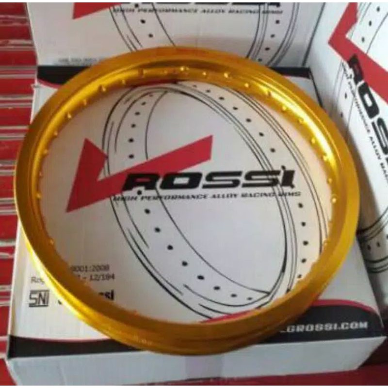 velg rossi 185  17 & 215 17gold & black & silver & biru